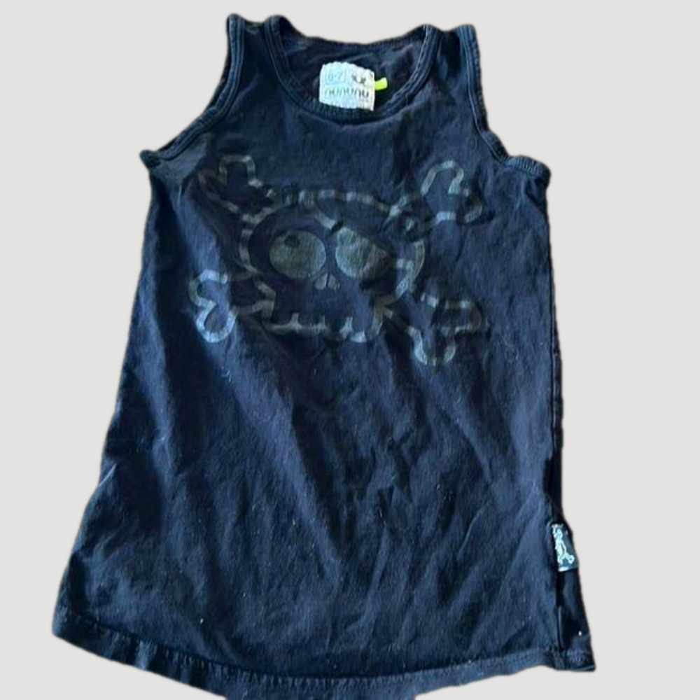 Nununu 6-7 kids black tank